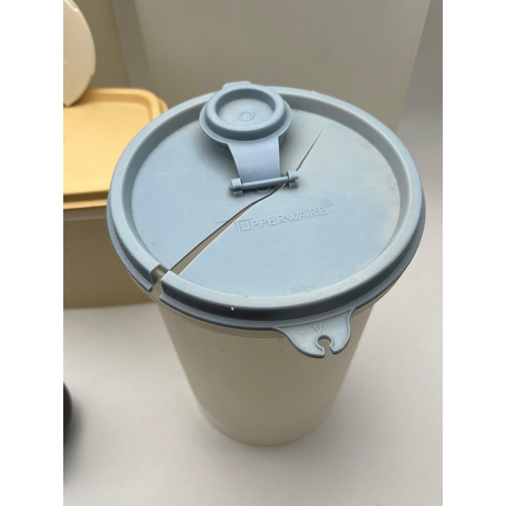 Tupperware Modular Mates 10pc Lot CRACKED LIDS Insert Funnel AS-IS Parts - Picture 7 of 15
